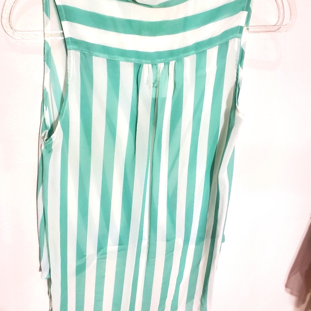 Striped flowy top